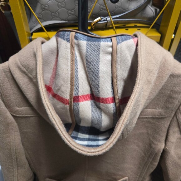 100% Authentic Burberry Blackwell wool duffle Coat New Camel - Picture 10 of 15